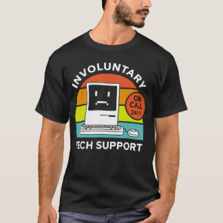 不随意性エコーサポート 楽しい Tシャツ