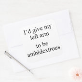 不離れ善 スクエアシール (封筒)