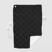 不鮮明な黒のパターン🏌⛳ ゴルフタオル (インサイチュ)