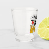 与えおもしろいビールづくり ショットグラス (左)