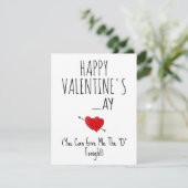 与えおもしろい今夜は私が幸せいけななVday カード (スタンド正面)