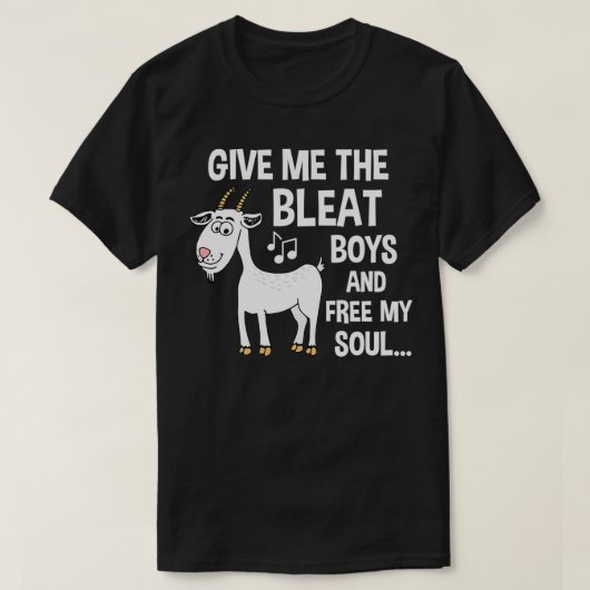 与えおもしろいMe The Bleat Boys Goat (2) Tシャツ (デザイン正面)