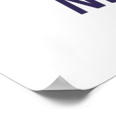 与えおもしろいNever Up #Frog Choking Bird Poster ポスター (角)