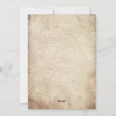 「与えお菓子!」 ヴィンテージデビルハロウィンカード シーズンカード (裏面)