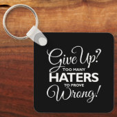 与えか?憎まれ者の数が多くて間違っているキーホルダー キーホルダー (正面)