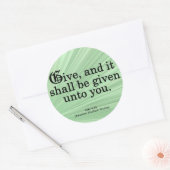 与えのルカ6-38 ラウンドシール (封筒)