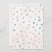 与えの上酒おもしろい妊娠告知カード 案内状 (裏面)