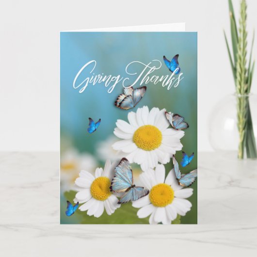 与えの感謝してい-サンキューカード（エペソ2:10） カード (正面)