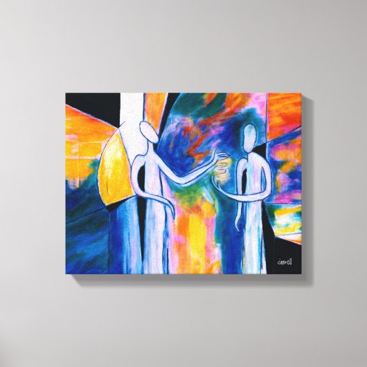 与えの2 キャンバスプリント (正面)