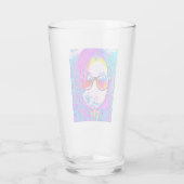 与えます顔"バービー" タンブラーグラス (裏面)