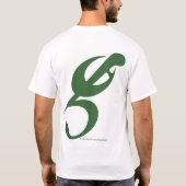 与えられたロゴ Tシャツ (裏面)