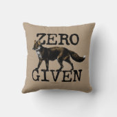 与えられるゼロ(キツネ) クッション (裏面)