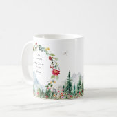 与えイエス | Mountain Wildflower Monogram コーヒーマグカップ (正面左)