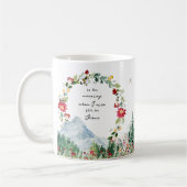 与えイエス | Mountain Wildflower Monogram コーヒーマグカップ (左)