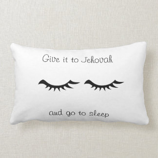 与えエホバに行って、眠りの装飾用クッション ランバークッション