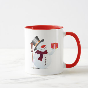 与えクリスマス雪だるま マグカップ