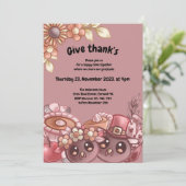 与えサンスボホサンクスギビング招待状 招待状 (スタンド正面)