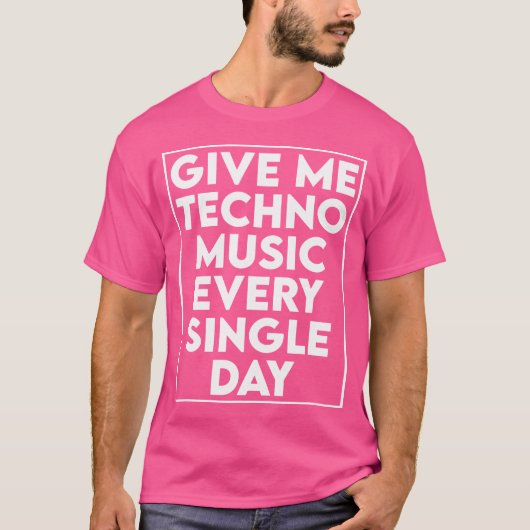 与えテクノ引用文- Dj Edm Rave Tシャツ (正面)