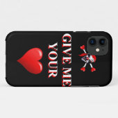 与えハートピエロ Case-Mate iPhoneケース (裏面(横))