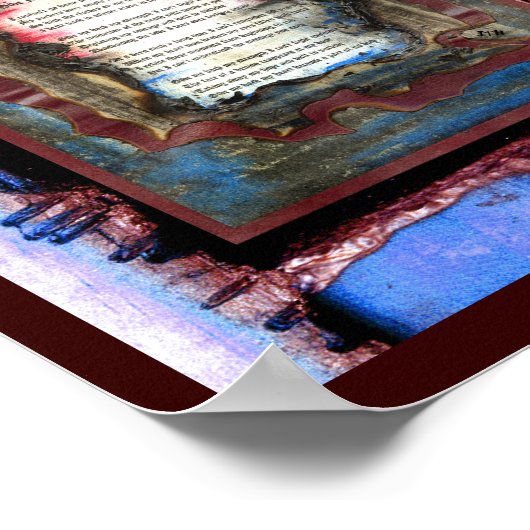 与えハート ポスター (角)