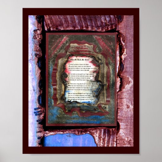 与えハート ポスター (正面)