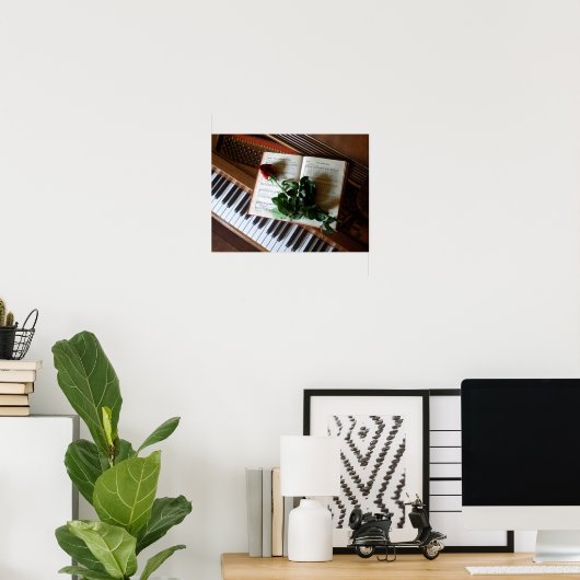 与えハート ポスター (ホームオフィス)