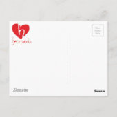 与えハート ポストカード (裏面)