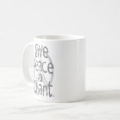 与えピースアチャント コーヒーマグカップ (正面左)