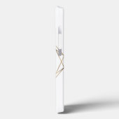 与えピ感謝していンクのフローラ水色 Case-Mate iPhoneケース (裏面 / 左)