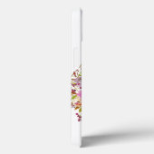 与えピ感謝していンクのフローラ水色 Case-Mate iPhoneケース (裏面 / 右)