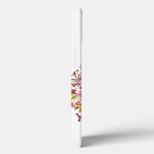 与えピ感謝していンクのフローラ水色 Case-Mate iPhoneケース (裏面 / 右)