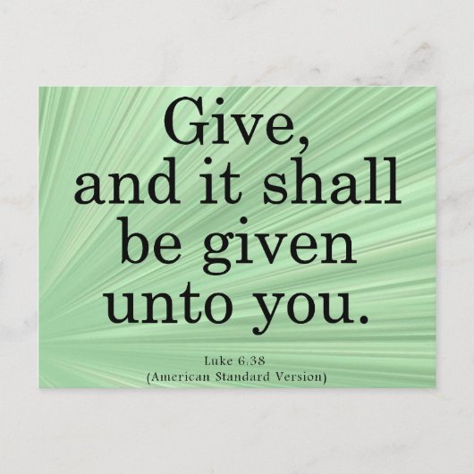 与えルーク6-38 ポストカード (正面)