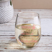 与えワイン教えてかわいらし ステムなしワイングラス