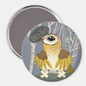 与えー！バーンフクロウ マグネット (正面/裏面)