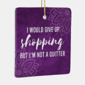 与え上ショッピングは上手ではないおもしろい セラミックオーナメント (右)