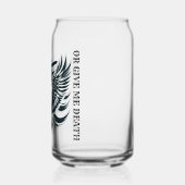 与え与え私の自由または死のデザイン ガラス缶 (左)