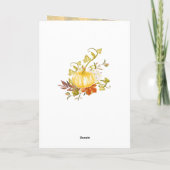 与え主感謝していへの感謝の紅葉 カード (裏面)