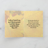 与え主感謝していへの感謝の紅葉 カード (内部)