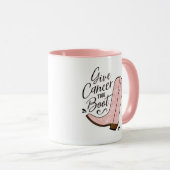 与え乳がん認識度 マグカップ (正面右)