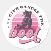 与え乳がん認識度 ラウンドシール (正面)