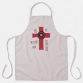与え今日の聖書の詩は十字架を囲んだ エプロン (正面)