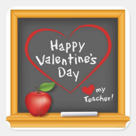与え先生ハッピーバレンタインデー! スクエアシール
