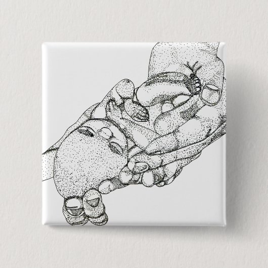 与え命与えの選択 缶バッジ (正面)