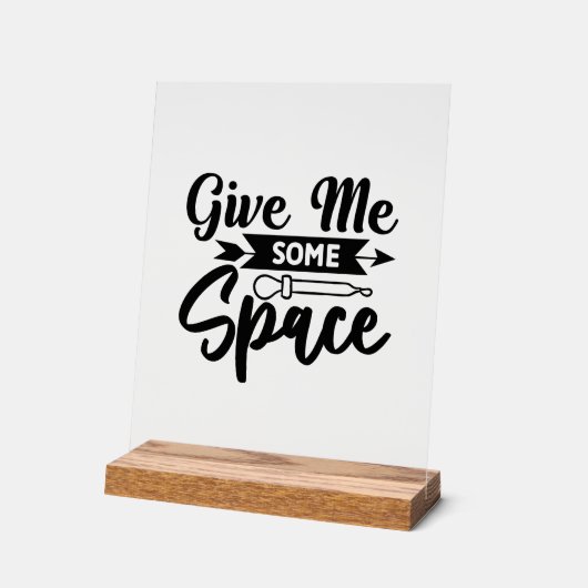 与え宇宙 アクリルサイン (傾斜)