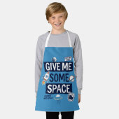 与え宇宙 エプロン (着用した状態)