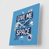 与え宇宙 スクエア壁時計 (傾斜)