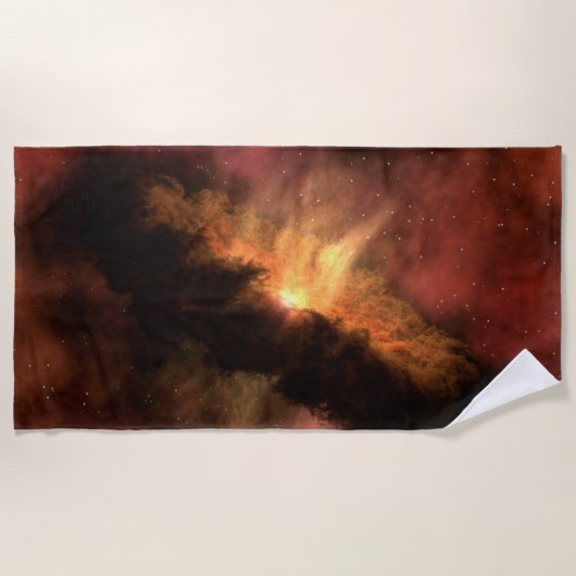 与え宇宙。 ビーチタオル (正面)
