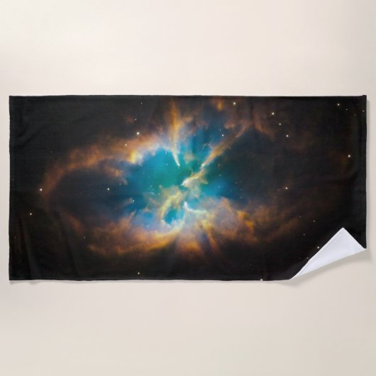与え宇宙。 ビーチタオル (正面)