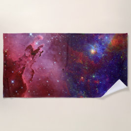 与え宇宙 ビーチタオル