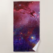 与え宇宙 ビーチタオル (正面)